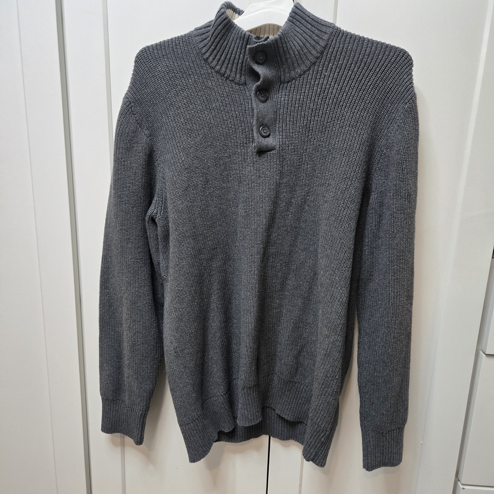 American Rag‎ Charcoal Crewneck Sweater Xxl 100 % Cotton